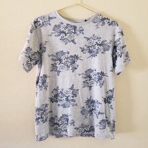 Cactus New York Floral Print T-Shirt Size M